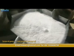 L'huile de noix de coco pressée à froid par la machine à huile à vis Lewin