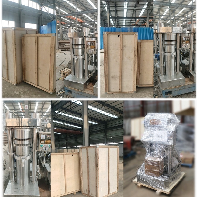 1.1KW Facilité d'utilisation Pressure à huile hydraulique Machine de fabrication d'huile de sésame d'olive 6YY-185 Équipement de traitement de l'huile d'avocat