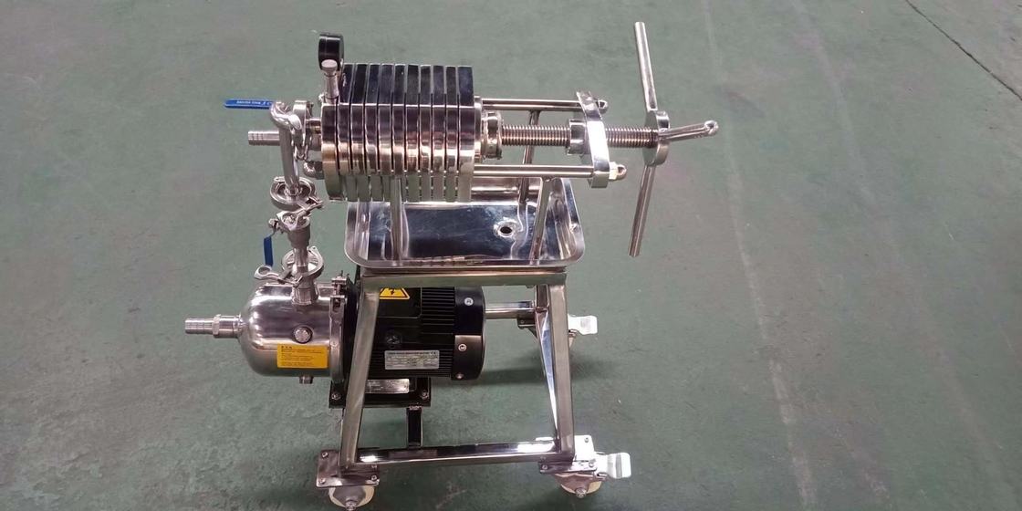 Presse de filtre à huile de la machine 150 de filtre à huile d'acier inoxydable pour le petit type