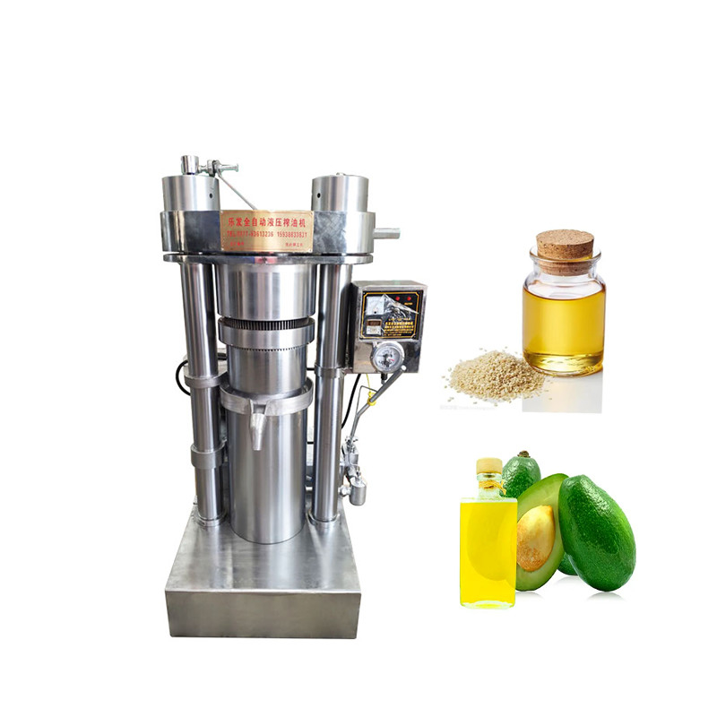 Mini type machines de fraisage d'huile froide d'avocat de machine de presse d'huile hydraulique