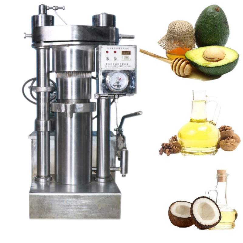 Mini type machines de fraisage d'huile froide d'avocat de machine de presse d'huile hydraulique