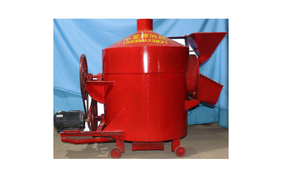 Équipement de torréfaction d'arachide de couleur rouge, rôtissoire électrique commerciale pour des plantes oléagineuses